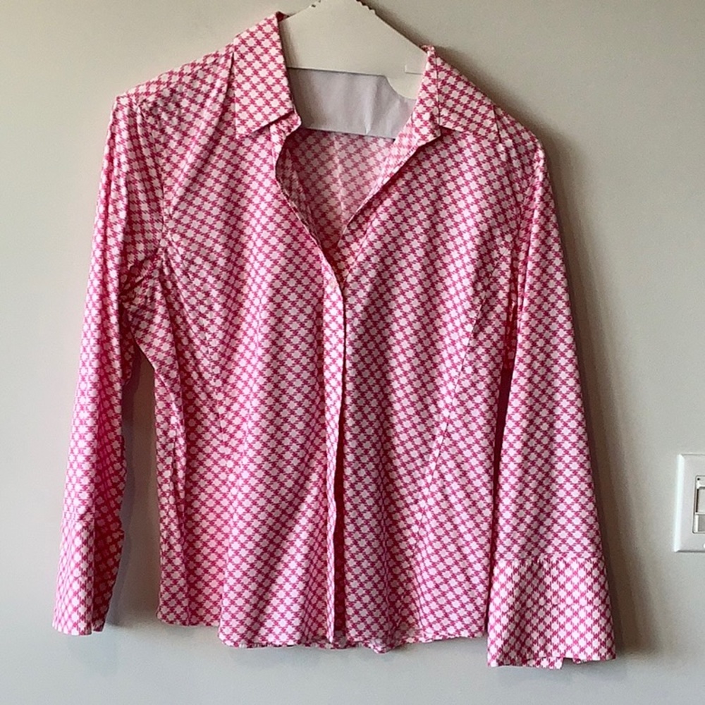 Pink and White Blouse - Talbot’s FTTS 16